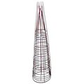 Glamos Wire Products Glamos Wire Products 286474 54 in. Heavy Duty Blazin Gemz Ruby Red Plant Support - Pack of 5 286474